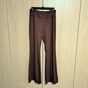 No Boundaries Ribbed Bootcut Leggings